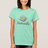 Namaste Lotus Flower Yoga Om Buddhist