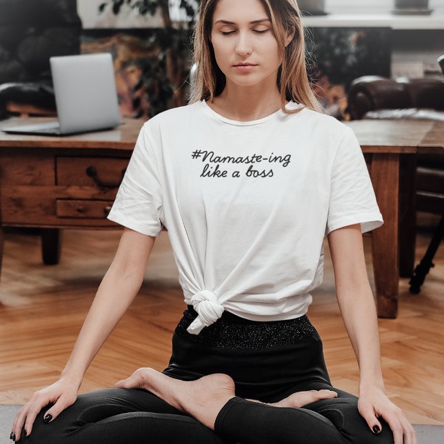 Camiseta Namaste Meditación espiritual Cita de yoga diverti (Subido por el creador)