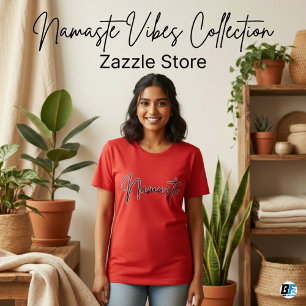 Camiseta Namaste   Moderna Meditación Espiritual Yoga T-Shi