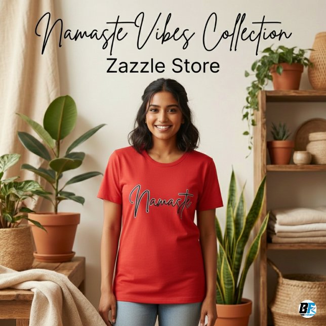 Camiseta Namaste | Moderna Meditación Espiritual Yoga T-Shi (Subido por el creador)