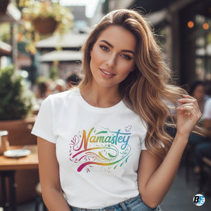 Camiseta Namaste   Moderna Meditación Espiritual Yoga T-Shi