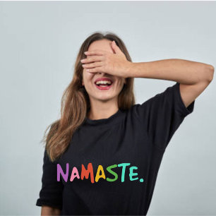Camiseta Namaste   Moderna Meditación Espiritual Yoga T-Shi