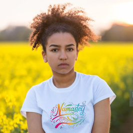 Camiseta Namaste | Moderna Meditación Espiritual Yoga T-Shi