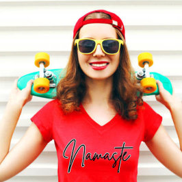 Camiseta Namaste | Moderna Meditación Espiritual Yoga T-Shi