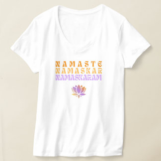 Camiseta Namaste Namaskar Namaskaram Diseño gráfico