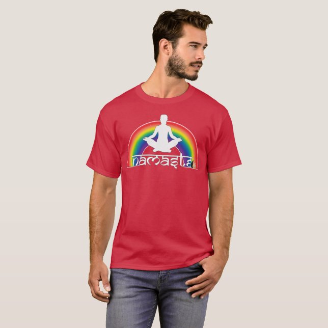 Camiseta Namaste Rainbow Intentions (Anverso completo)