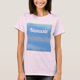 Camiseta Namaste Serene sky white T-Shirt