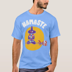 Camiseta Namaste Witch Halloween Yoga Halloween Asanas