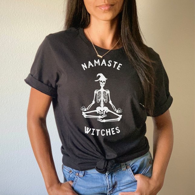 Camiseta Namaste Witts Funny Halloween Design (Subido por el creador)