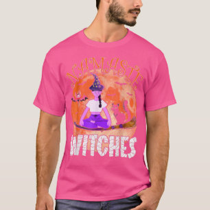 Camiseta Namaste Witts Funny Halloween Witch Women Yoga L