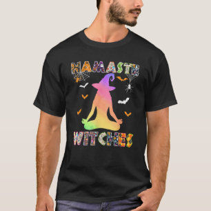 Camiseta Namaste Witts Halloween disfraces Yoga Poses Lover
