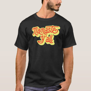 Camiseta Namaste Yall Typography Southern Yoga Ochenta 6