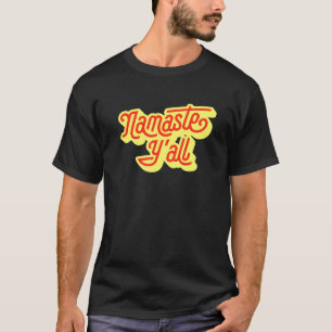Camiseta Namaste Yall Typography Southern Yoga Ochenta 6