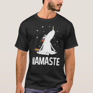 Camiseta Namaste Yoga Day Zen Budismo Instrucción de mediac