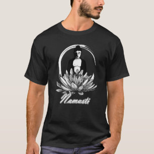 Camiseta Namaste Yoga Lotus Flor Meditación Motif 2