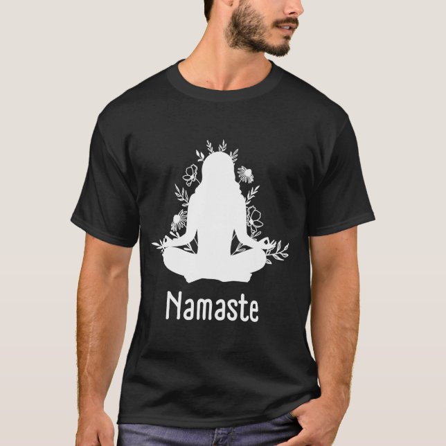 Camiseta Namaste YOGA Meditación Solidez espiritual Relaxa (Anverso)