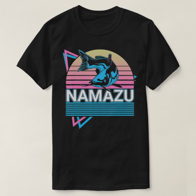 Camiseta Namazu Catfish Japanese Mythology  (Diseño del anverso)