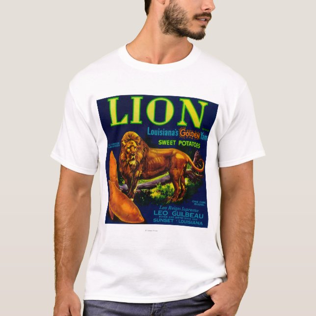 Camiseta Ñame LabelSunset, LA del león (Anverso)