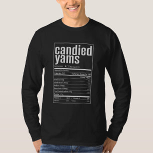 Camiseta Ñames Azucarados Nutrición Día de Acción de Gracia