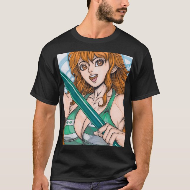 Camiseta Nami ~ Ladrón de Gatos (Anverso)