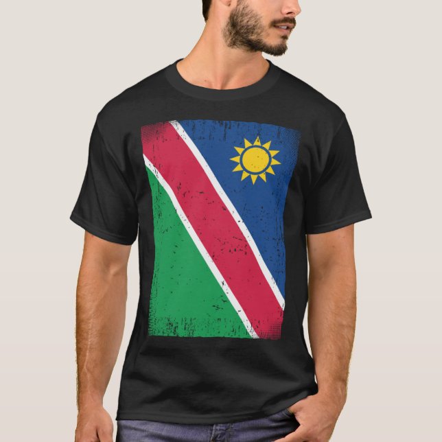 Camiseta Namibian Flag Namibia (Anverso)