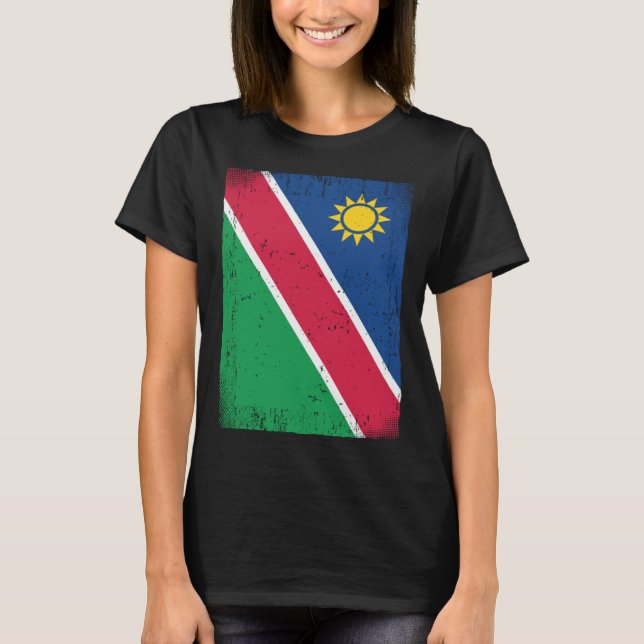 Camiseta Namibian Flag Namibia (Anverso)