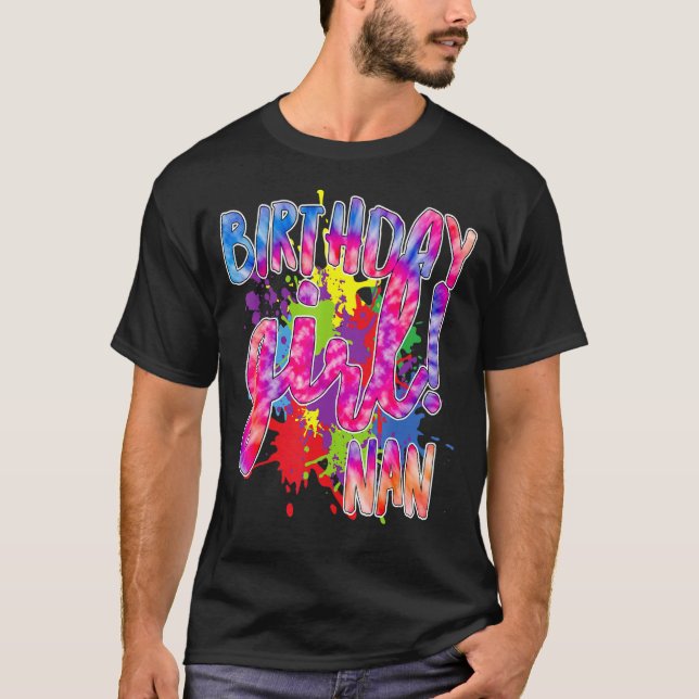 Camiseta Nan Nana Family Mat Chica de cumpleaños (Anverso)