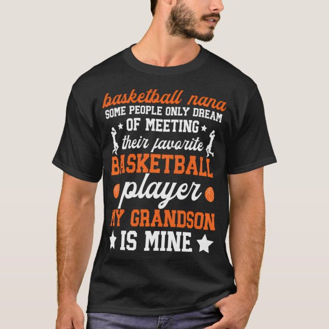 Camiseta Nana Abuela De Baloncesto Orgullosa Nana De Un Bal (Anverso)