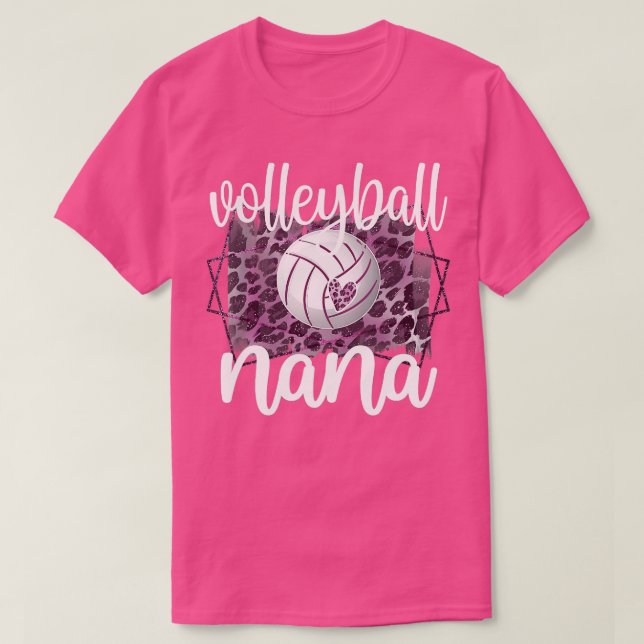 Camiseta Nana Abuela De Voleibol, Jugadora De Voleibol Nana (Diseño del anverso)