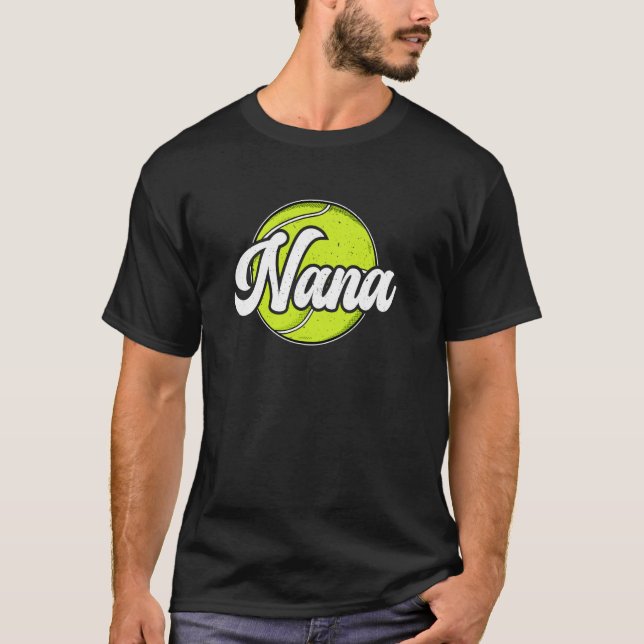 Camiseta Nana Abuela Nana De Tenis Nana (Anverso)