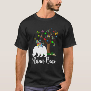 Camiseta Nana Bear Autismo Conciencia Amor Apoyo A La Camis