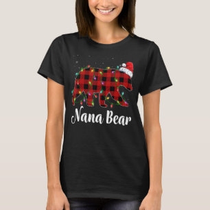 Camiseta Nana Bear Búfalo Rojo Criado de la Familia