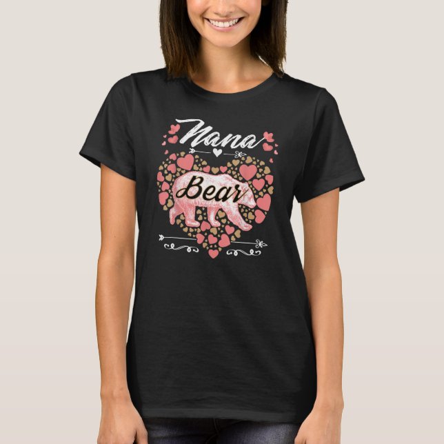Camiseta Nana Bear For Women Cute Mother's Day And (Anverso)