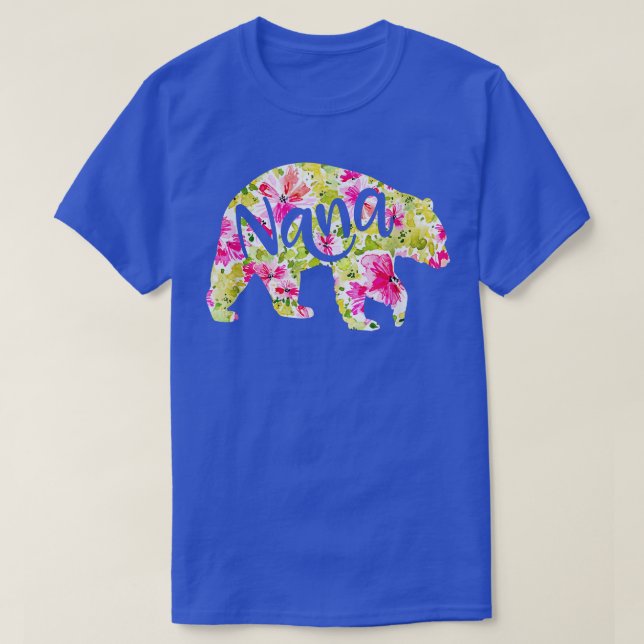 Camiseta Nana Bear Mujeres Navidades Abuela Pajamas (Diseño del anverso)