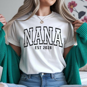 Camiseta Nana, Camiseta de Abuela de Bloque Univer