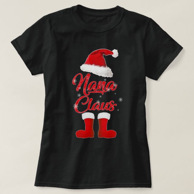 Camiseta nana claus (Diseño del anverso)