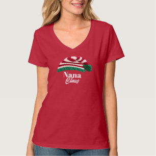 Camiseta Nana claus abuela gigi vacaciones
