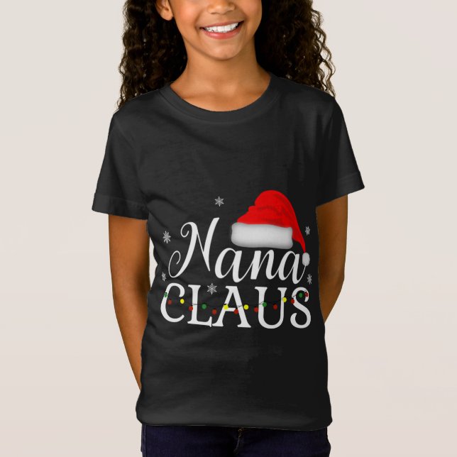 Camiseta Nana Claus Navidades divertidos que coinciden con  (Anverso)