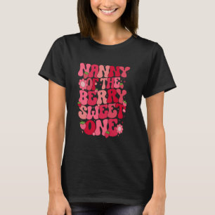 Camiseta Nana De Berry Sweet One Strawberry First Birt