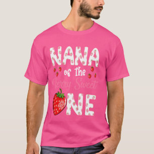 Camiseta Nana De Berry Sweet One Strawberry First Birth