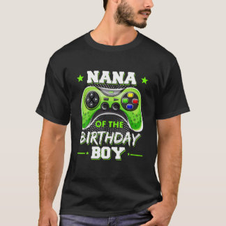 Camiseta Nana De Birthday Boy Decoraciones Video Gamer T