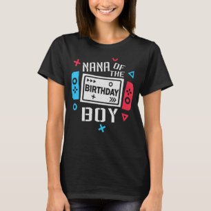 Camiseta Nana de Birthday Boy Matching Video Game Birth