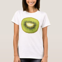 Camiseta nana de Hanes de las mujeres del kiwi