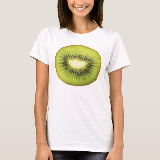 Camiseta nana de Hanes de las mujeres del kiwi (Anverso)