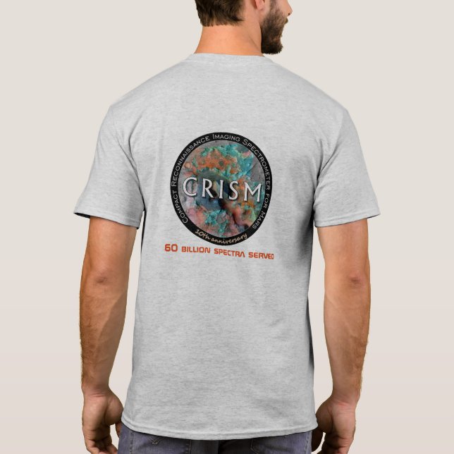Camiseta nana de Hanes de los hombres de CRISM (Reverso)