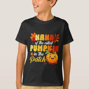 Camiseta Nana De La Calabaza Más Cuidadosa En El Parche Tha