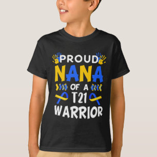 Camiseta Nana De La Conciencia Sobre El Síndrome De Warrior