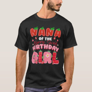 Camiseta Nana de La Cumpleañera de Fresa Dulce de Frutas L