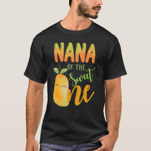 Camiseta Nana De La Dulce Familia De Mango De Primer Cumple