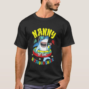 Camiseta Nana De La Familia De Cumpleaños Shark Matching